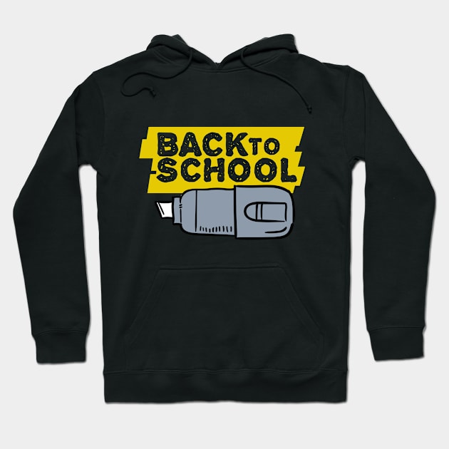 Back to school Hoodie by designdaking